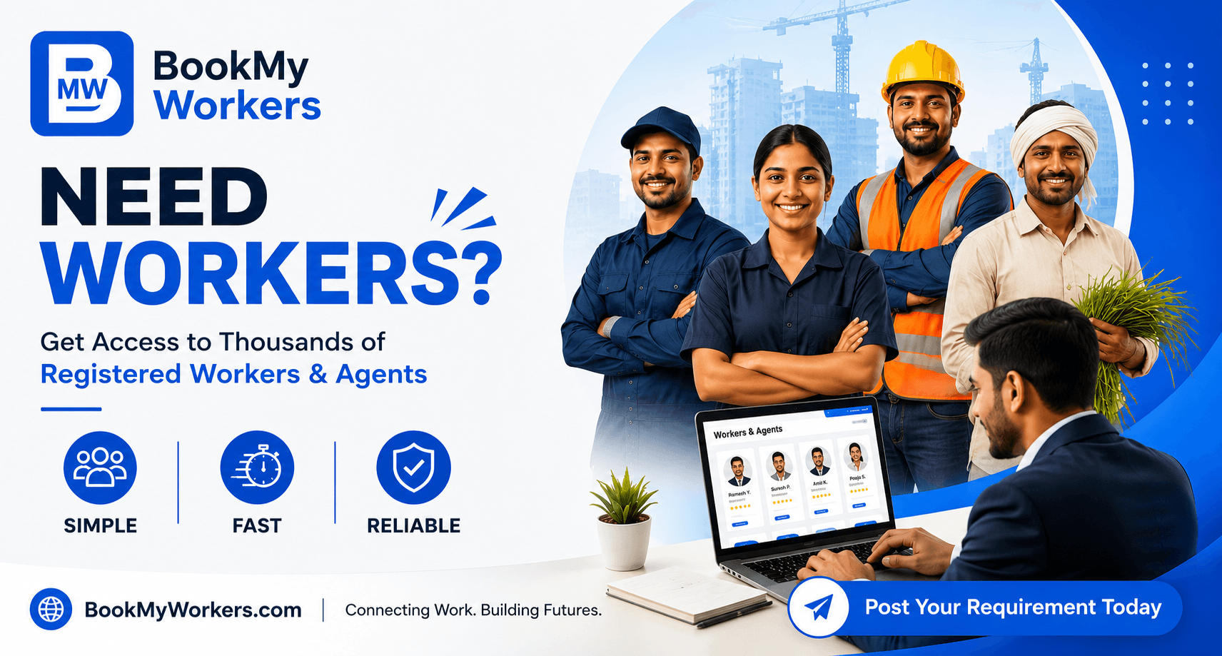 How BookMyWorker Helps Employers Find the Right Workforce Quickly and Efficiently